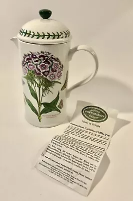 Buy Portmeirion Botanic Garden Sweet William 4 Cup Cafetiere & Lid/Press • 145.33£