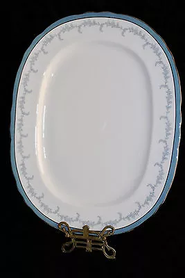 Buy Vtg England Aynsley John Kenmore 8269 Scalloped Dinnerware Oval Serving Platter • 55.91£