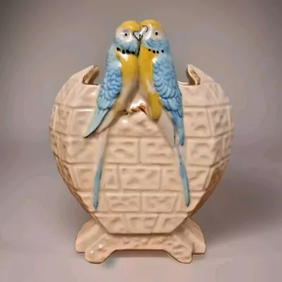Buy Price And Kensington Chester Budgerigar Vase 1950s Vintage Pottery Budgies Birds • 19.75£