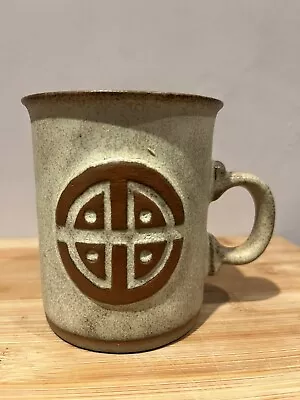Buy Vintage Studio Pottery Stoneware Mug Celtic  Design • 9.95£