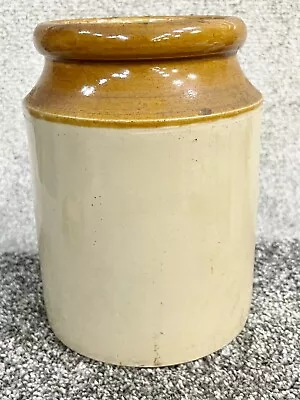 Buy Vintage Stoneware Pot Salt Glaze Kitchen Utensil Storage Jar • 24.99£