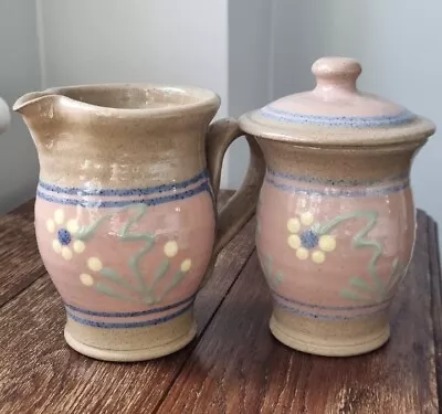 Buy Yorkshire Aysgarth Pottery Large Jug And Lidded Jar Slipware  • 22£