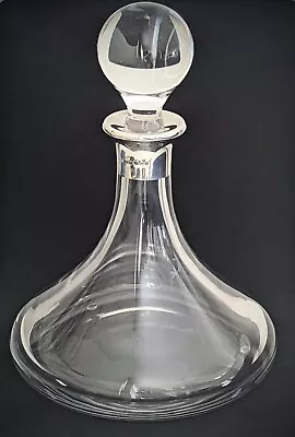 Buy Solid Silver And Glass Ships Decanter • 95£