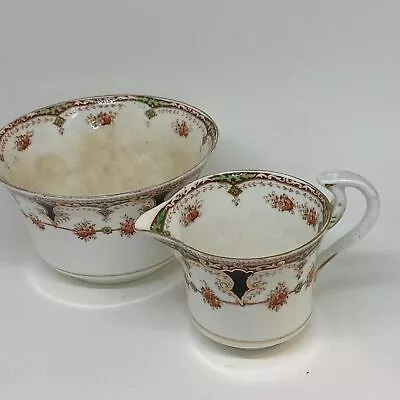 Buy Vintage ROYAL STAFFORD China Hand Decorated CREAMER And SLOP BOWL • 19.99£