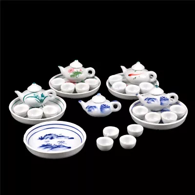 Buy Kid Pretend Play Miniature Dining Ware Porcelain Tea Set Dish Cup Plate TOY、FTM • 6.15£