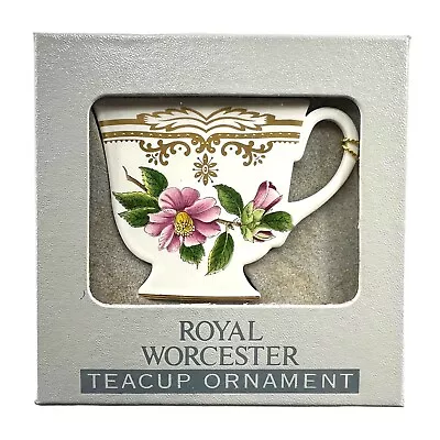 Buy Spode Teacup Ornament Fine Bone China Stafford Flowers Made In England Wrong Box • 13.97£