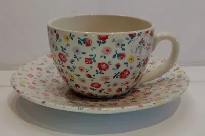 Buy Cath Kidston Royal Stafford Floral Cup And Saucer Set Small Bud NEW • 14.99£