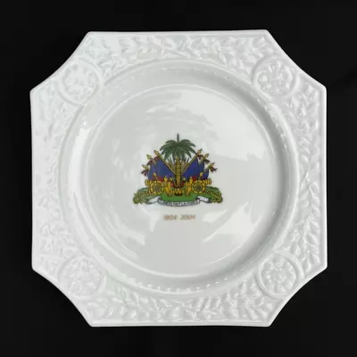 Buy Vtg BERNARDAUD LIMOGES Porcelain Plate HAITI BICENTENNIAL 1804-2004 • 186.34£