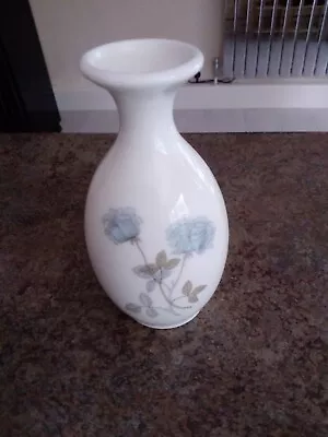 Buy Wedgewood Bone China Rose Vase Blue • 7.99£