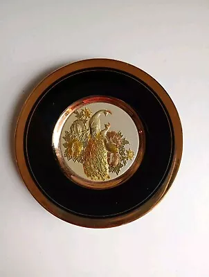 Buy Vintage The Art Of CHOKIN 24K GOLD Edged Plate Limited Rare Made In Japan  (9) • 9£