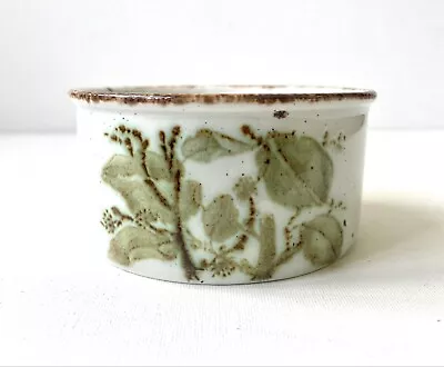 Buy Lovely Retro Midwinter Stonehenge Green Leaves Open Style Sugar Bowl / Trinket • 9.95£
