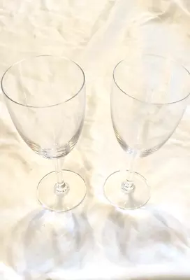 Buy LALIQUE FRANCE CRYSTAL WINE GLASSES Set Of 2 • 50.28£