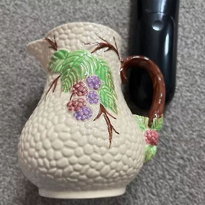 Buy Vintage Wade Jug  Bramble Berry Pottery  1950 - 55 Majolica 4.75” Creamer Milk • 9.99£