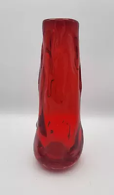 Buy Whitefriars Red Knobbly Vase - 24.5cm • 39.95£