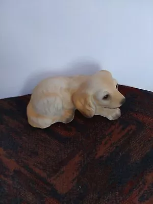 Buy GOLDEN RETRIEVER By Harvey Knox HHH Puppy Dog,Vintage Pottery Figurine-Signed HR • 7.95£