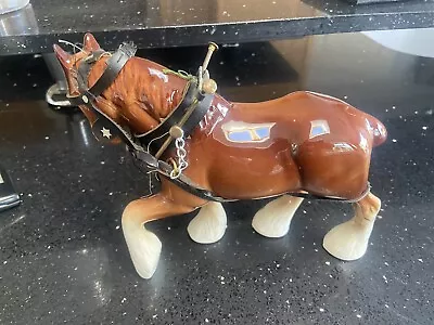 Buy Shire Horse Figurine Vintage • 7.99£