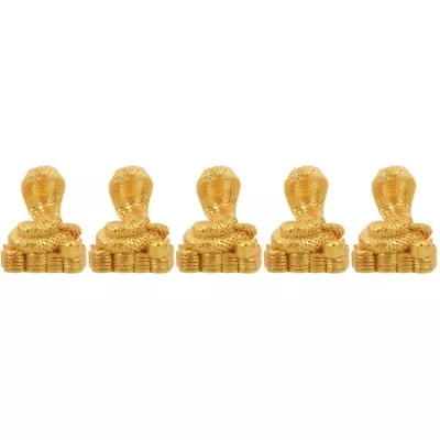 Buy  5 Count Miniature Animal Figurines Snake Ornaments Chinese Style Statue • 62.99£