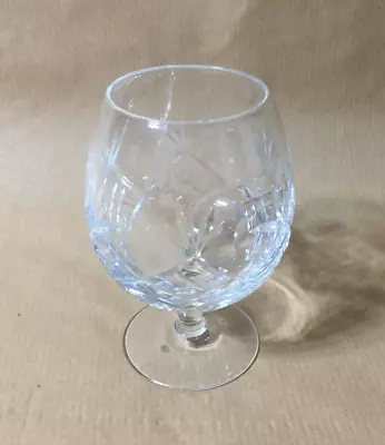 Buy Vintage Crystal Brandy Glass Snifter, Cut Crystal Brandy Glass 13cm Tall • 8.99£