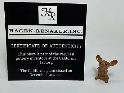 Buy Hagen Renaker #712 338 NOS Chihuahua Puppy Brown Last Of Factory Stock 2021 BIN • 9.31£