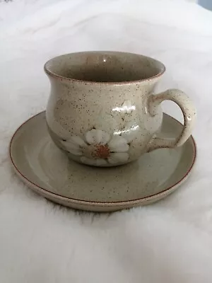 Buy DENBY DAYBREAK CUP & SAUCER X 1, FINE STONEWARE, PERFECT, USED • 0.50£