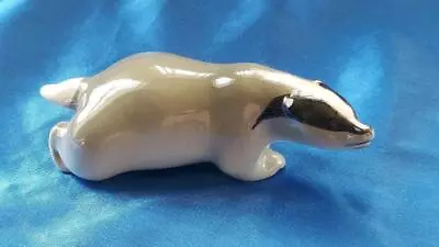 Buy USSR  Lomonosov Model Of A  Porcelain Badger   Russia 13 Cm Long • 8.98£