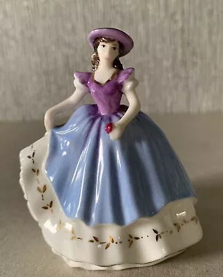 Buy Coalport China Lady Figure Doll  Miniature Faith With Hanging Loop Perfect • 14.99£