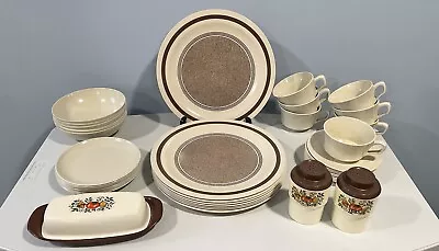 Buy Spice Of Life Sterilite Plastic Dinnerware Set Vintage • 18.59£