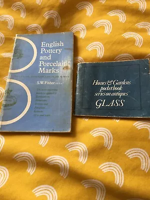 Buy 2 Reference Books On Pottery/porcelain Marks And Glass • 2.50£