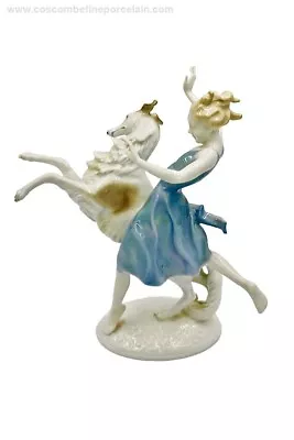 Buy Superb Art Deco Hutschenreuther Porcelain Figurine Playmates Karl Tutter Figure • 395£