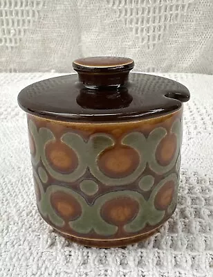 Buy Vintage Hornsea 1975 ‘Bronte’ Sugar Bowl With Lid, Jam, Honey Etc - VGC • 10£