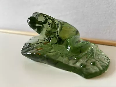 Buy Kosta Boda Art Glass Green Frog Figurine By Paul Hoff - Limited Edition WWF • 29.95£