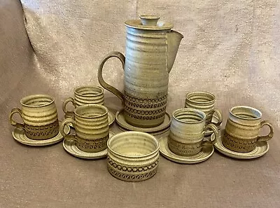 Buy Vintage 1970’s BROADSTAIRS POTTERY DIANNE SANDERS 15 PIECE COFFEE  SET • 99.99£