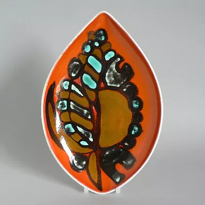 Buy Poole Pottery Delphis 12  Tear Drop Dish Shape 91 Ann Godfrey Abstract Retro Vgc • 29.95£