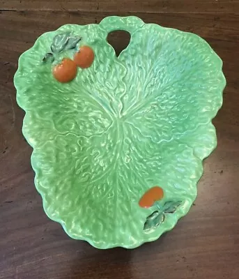 Buy Beswick Ware Lettuce Leaf Shaped Dish With Tomato Motif • 9£