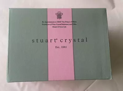 Buy Stuart Crystal RARE FLEUR DE LYS  Tumblers Pair Vintage Mint Boxed • 10£