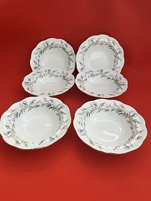 Buy Royal Albert Brigadoon Set 6 Rimmed Cereal Bowls Bone China • 19.99£